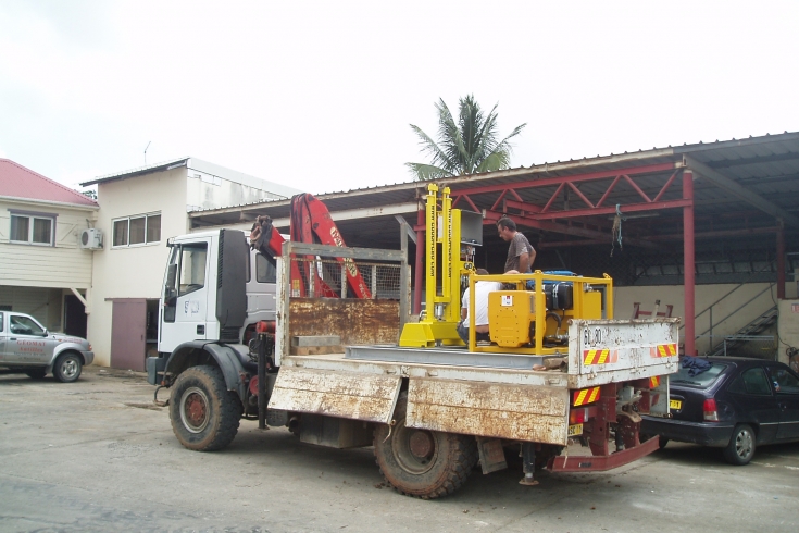 CPT skid mounted locally on a truck