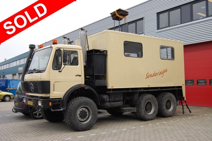 200 kN CPT truck designed for cone penetration testing