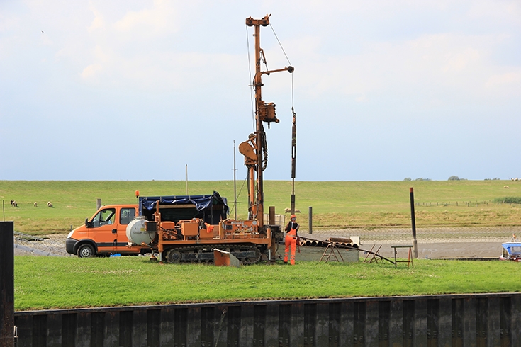 Nordmeyer DSB1/3.5 drill rig in the field