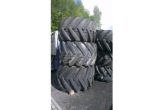 Used tyres on rim