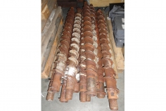 Auger drill rods