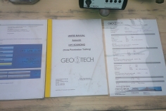 Geotech Nova manual and certificate