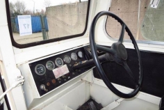 Dashboard of a TUG aircraft tow tractor