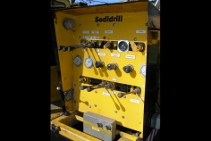 Operating panel of the drill rig
